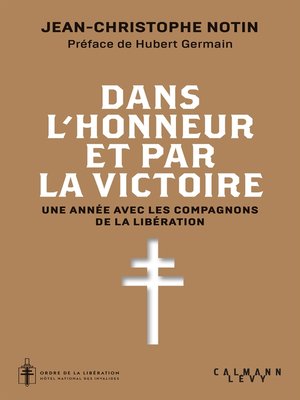 cover image of Dans l'honneur et par la victoire